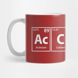 Access (Ac-C-Es-S) Periodic Elements Spelling Mug